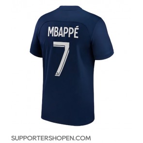 Paris Saint-Germain Kylian Mbappe #7 Hemma Matchtröja 2022-23 Kortärmad